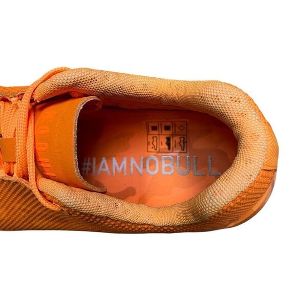 Nobull Neon Orange Camo Impact Training‎ Sneakers Men’s 8 Women’s 9.5 Lace Up